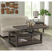 dill gray lift top coffee table   