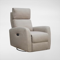 dillan gray swivel glider   