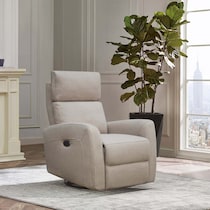 dillan gray swivel glider   