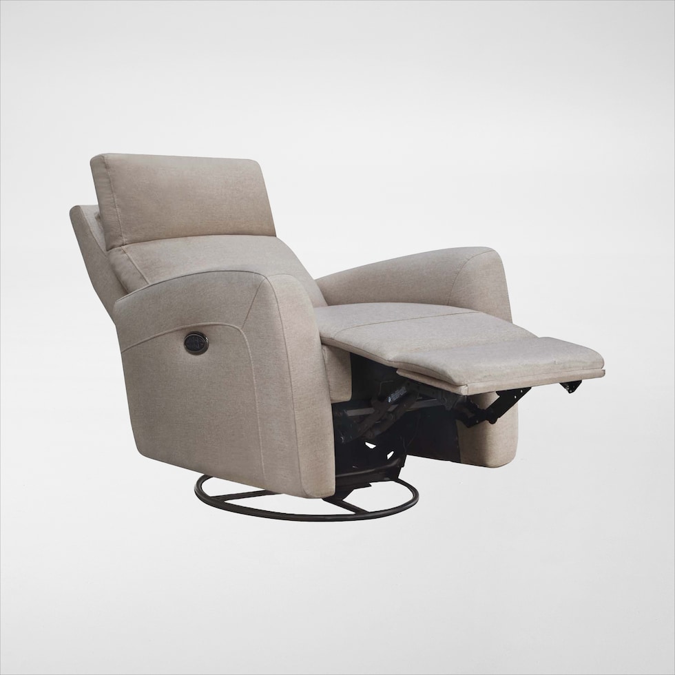 dillan gray swivel glider   