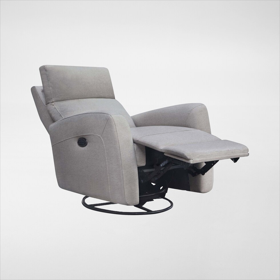 dillan gray swivel glider   