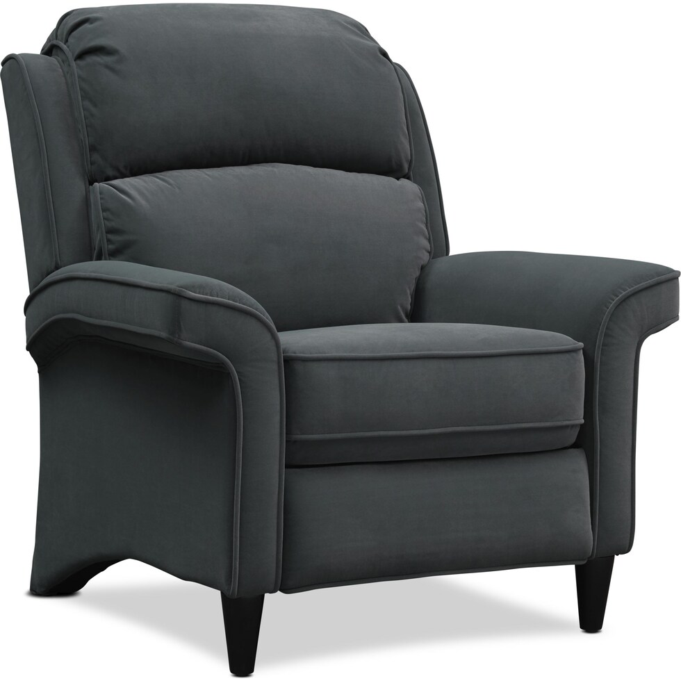 dion gray manual recliner   