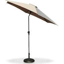 district gray outdoor umbrella   