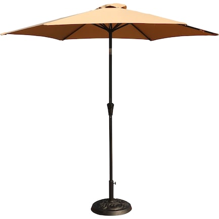 District Outdoor Umbrella - Taupe