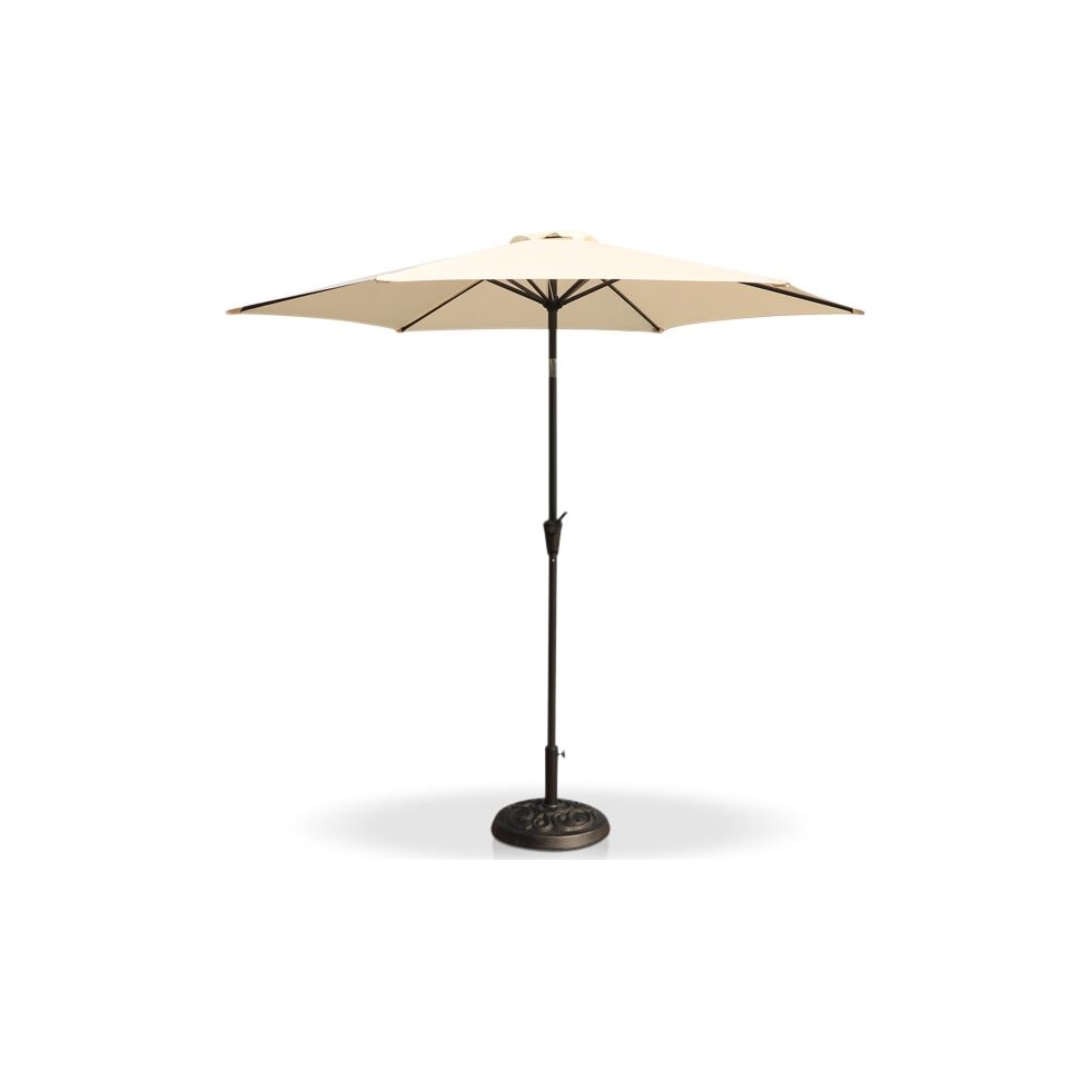 district white outdoor umbrella   