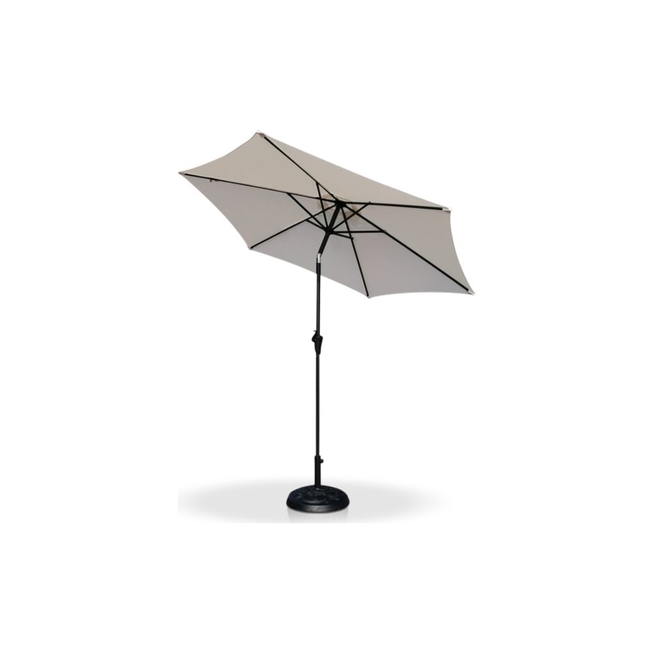 district white outdoor umbrella   