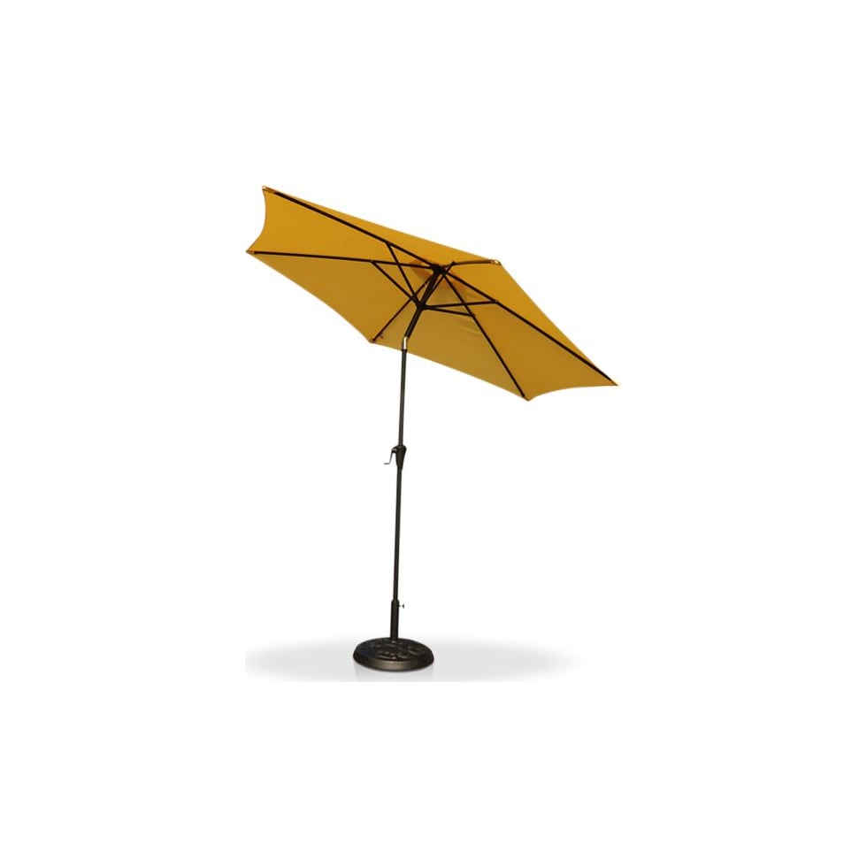 district yellow outdoor umbrella   