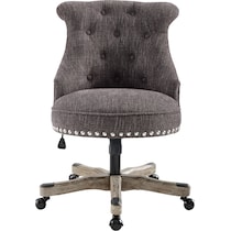 dixie gray office chair   