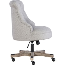 dixie gray office chair   