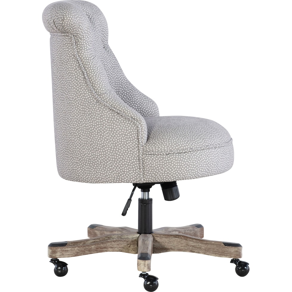 dixie gray office chair   