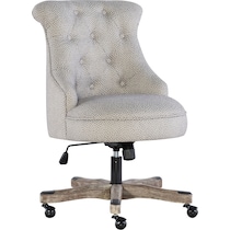 dixie gray office chair   