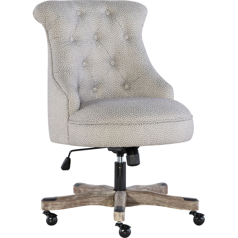 dixie gray office chair   