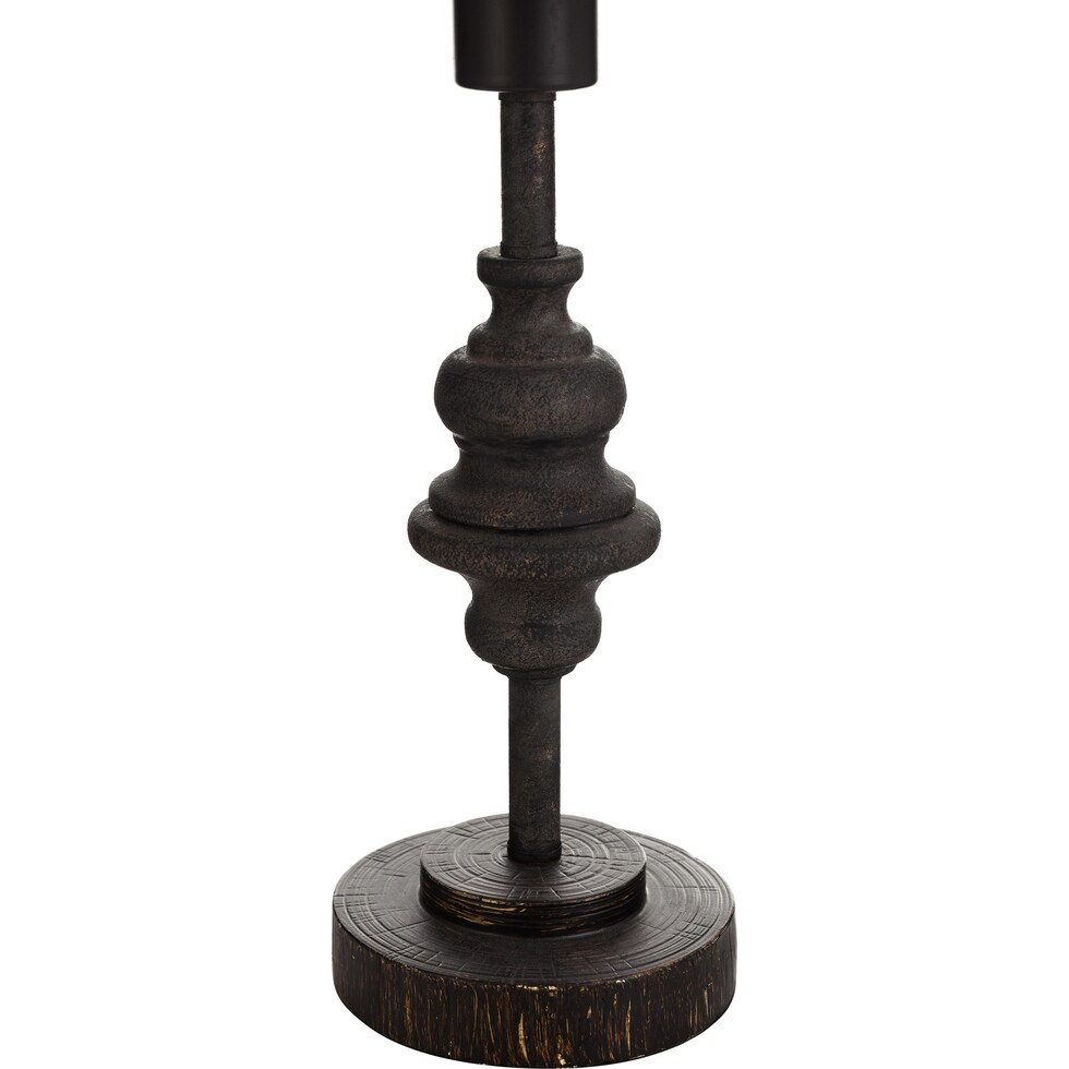 diya black table lamp   