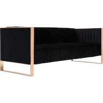 dobrev black sofa   