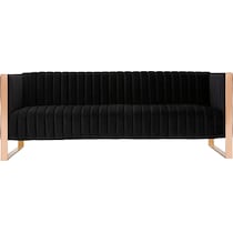 dobrev black sofa   