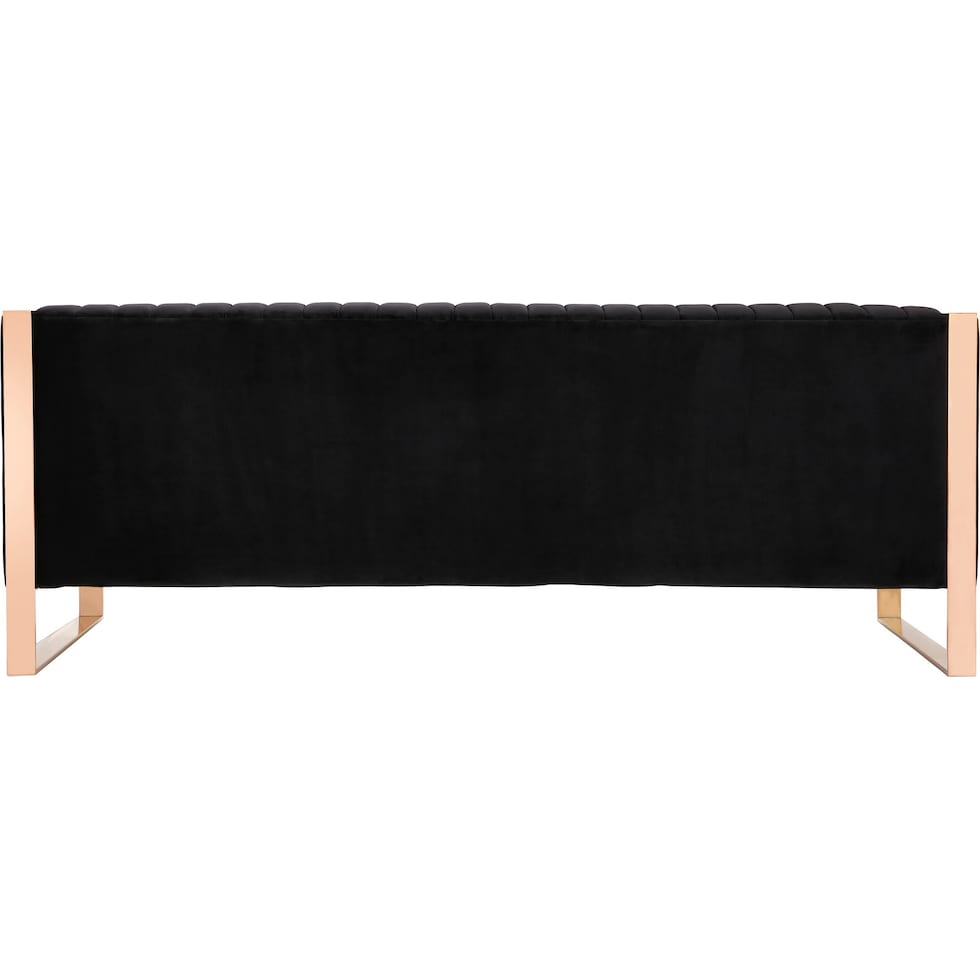 dobrev black sofa   