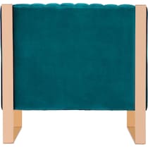 dobrev blue accent chair   