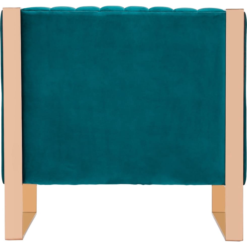 dobrev blue accent chair   