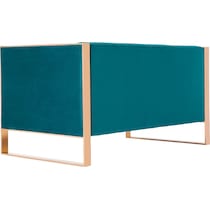 dobrev blue loveseat   