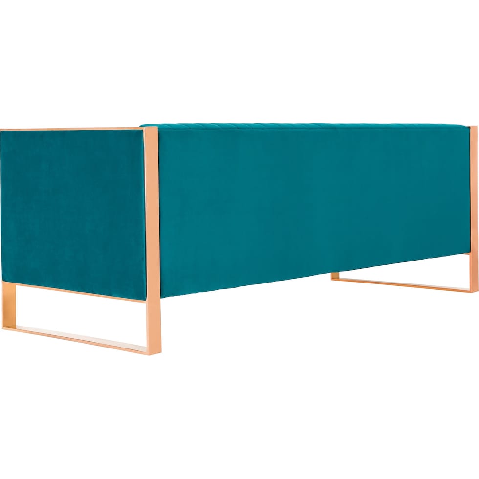 dobrev blue sofa   