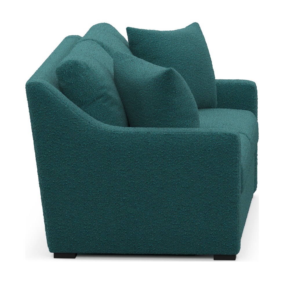 dobson blue sofa   