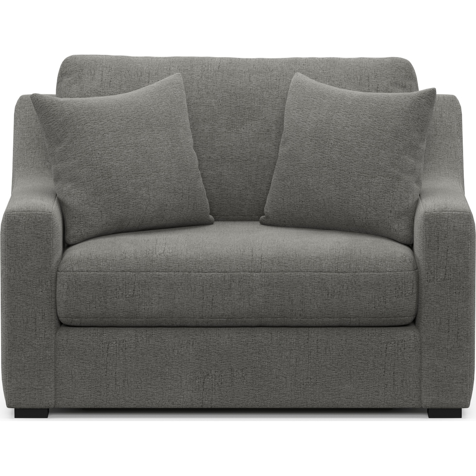 dobson gray chair and a half   