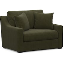 dobson green chair and a half   