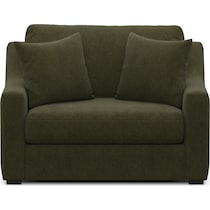 dobson green chair and a half   