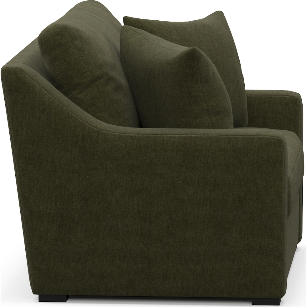 dobson green chair and a half   