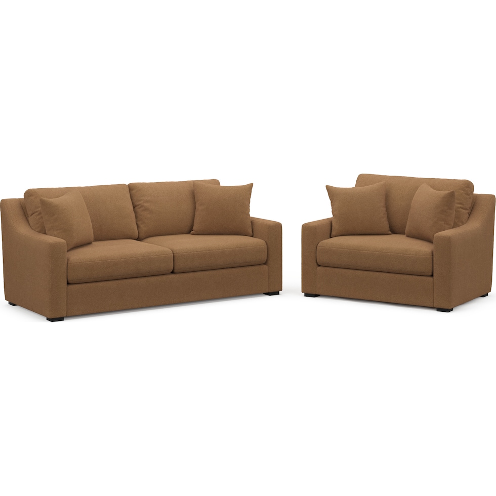 dobson light brown  pc living room   