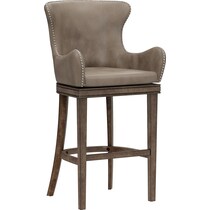 dolly gray bar stool   