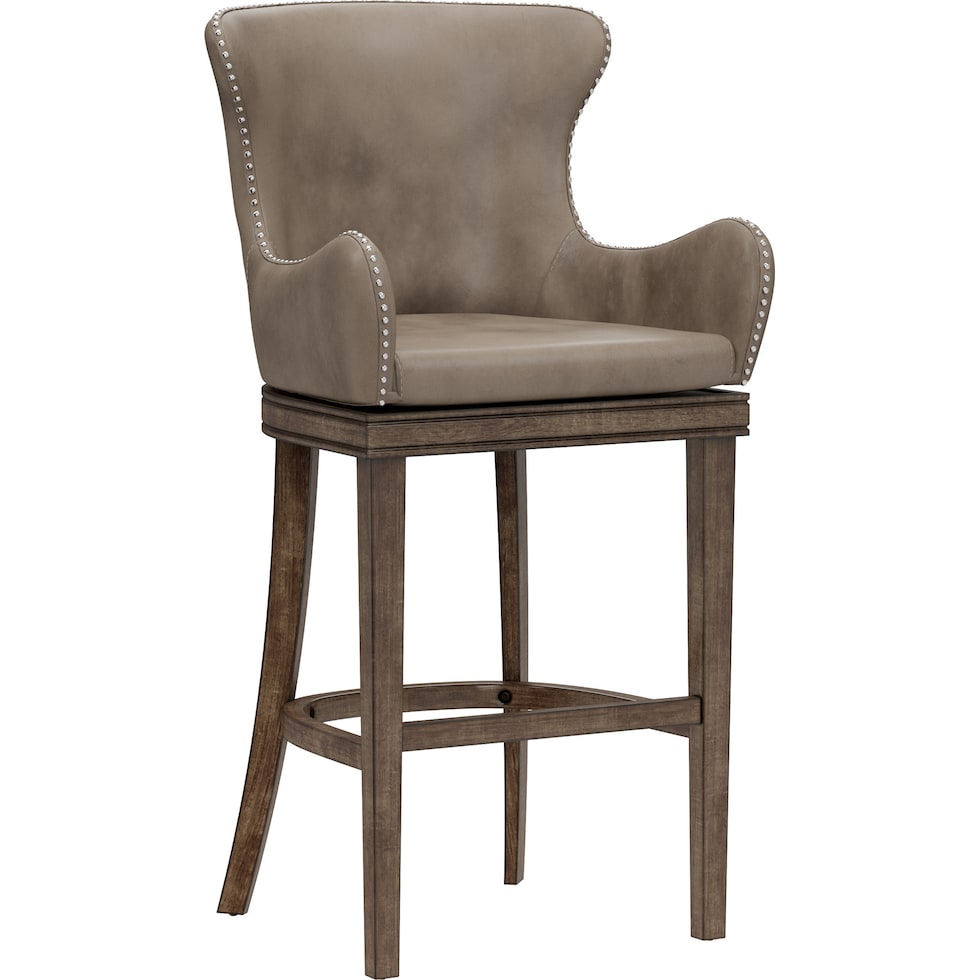 dolly gray bar stool   