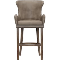 dolly gray bar stool   