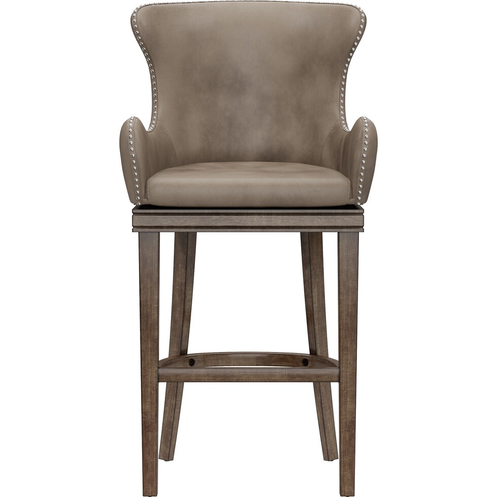 dolly gray bar stool   