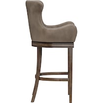 dolly gray bar stool   