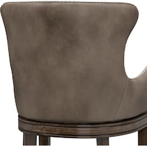 dolly gray bar stool   