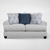 dolomite white loveseat   
