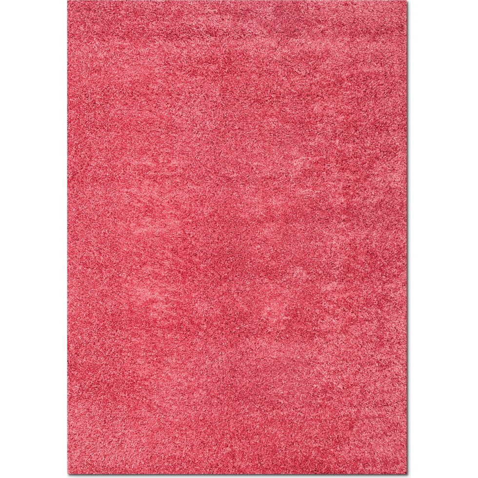 domino pink shag pink area rug ' x '   