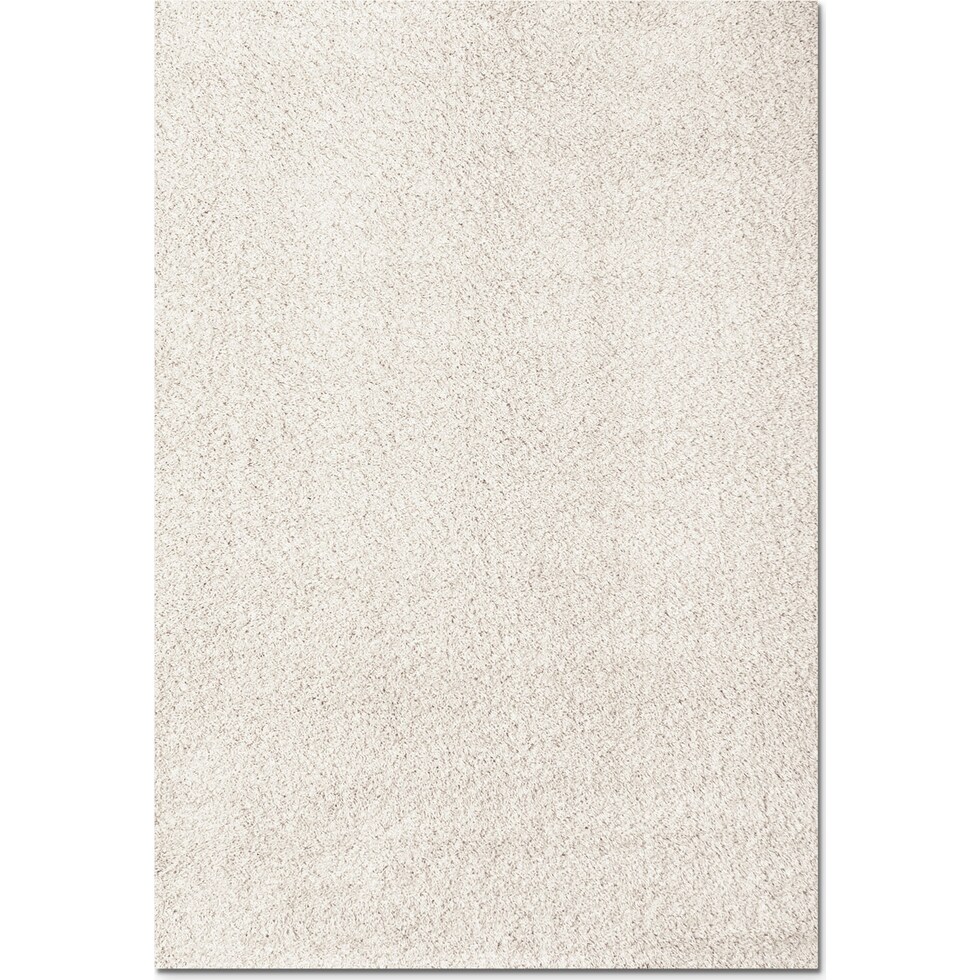 domino white shag white area rug ' x '   