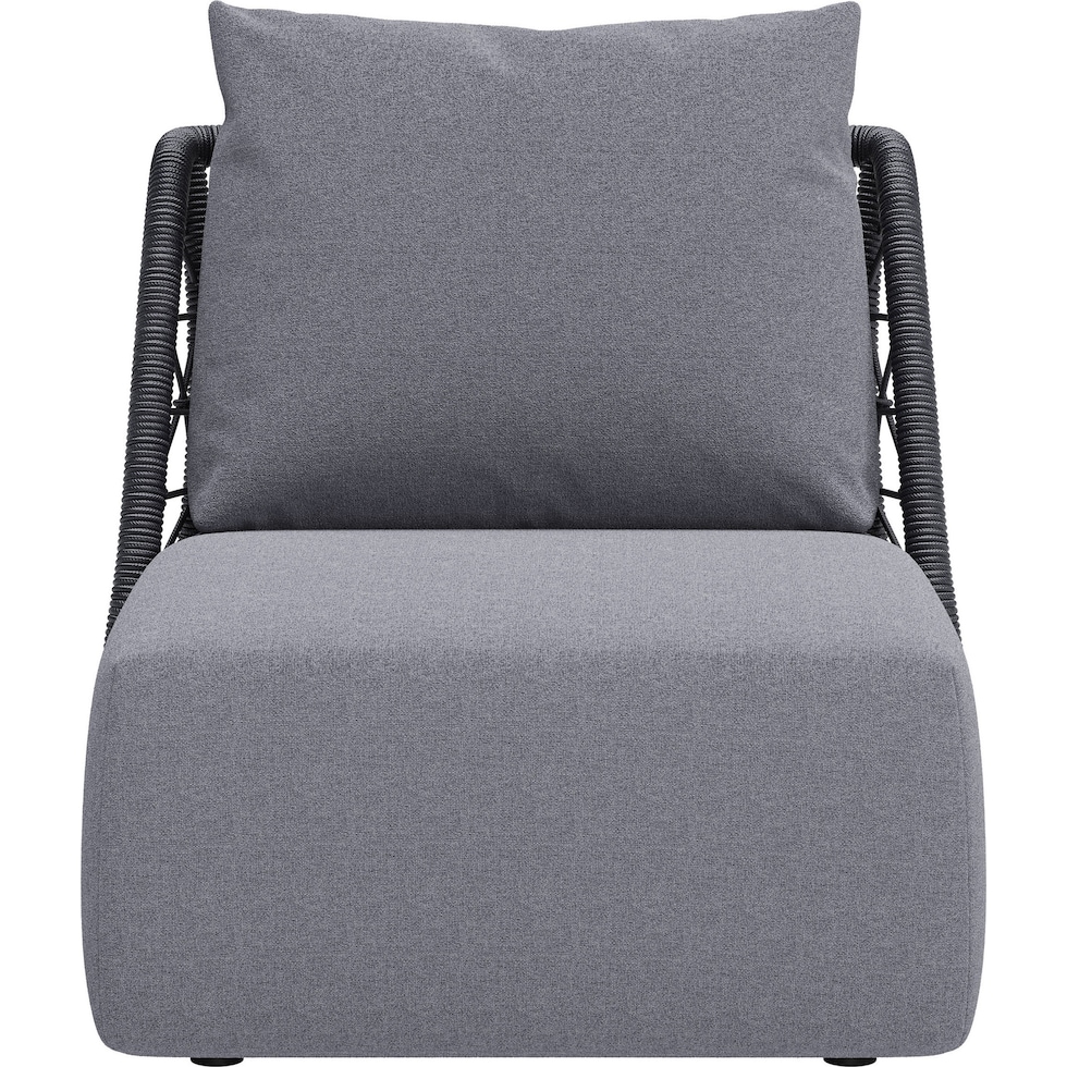 don pedro gray outdoor chair   