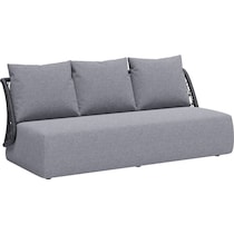 don pedro gray outdoor sofa   