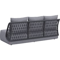 don pedro gray outdoor sofa   