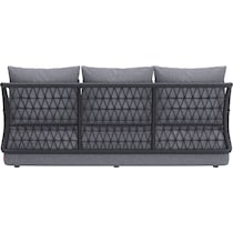 don pedro gray outdoor sofa   