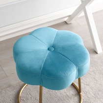 dora blue vanity stool   