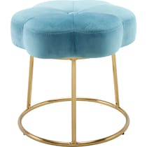 dora blue vanity stool   