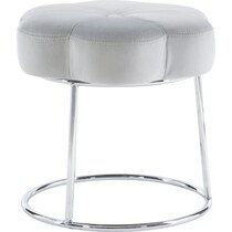 dora gray vanity stool   