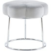 dora gray vanity stool   