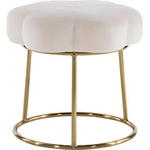dora white vanity stool   