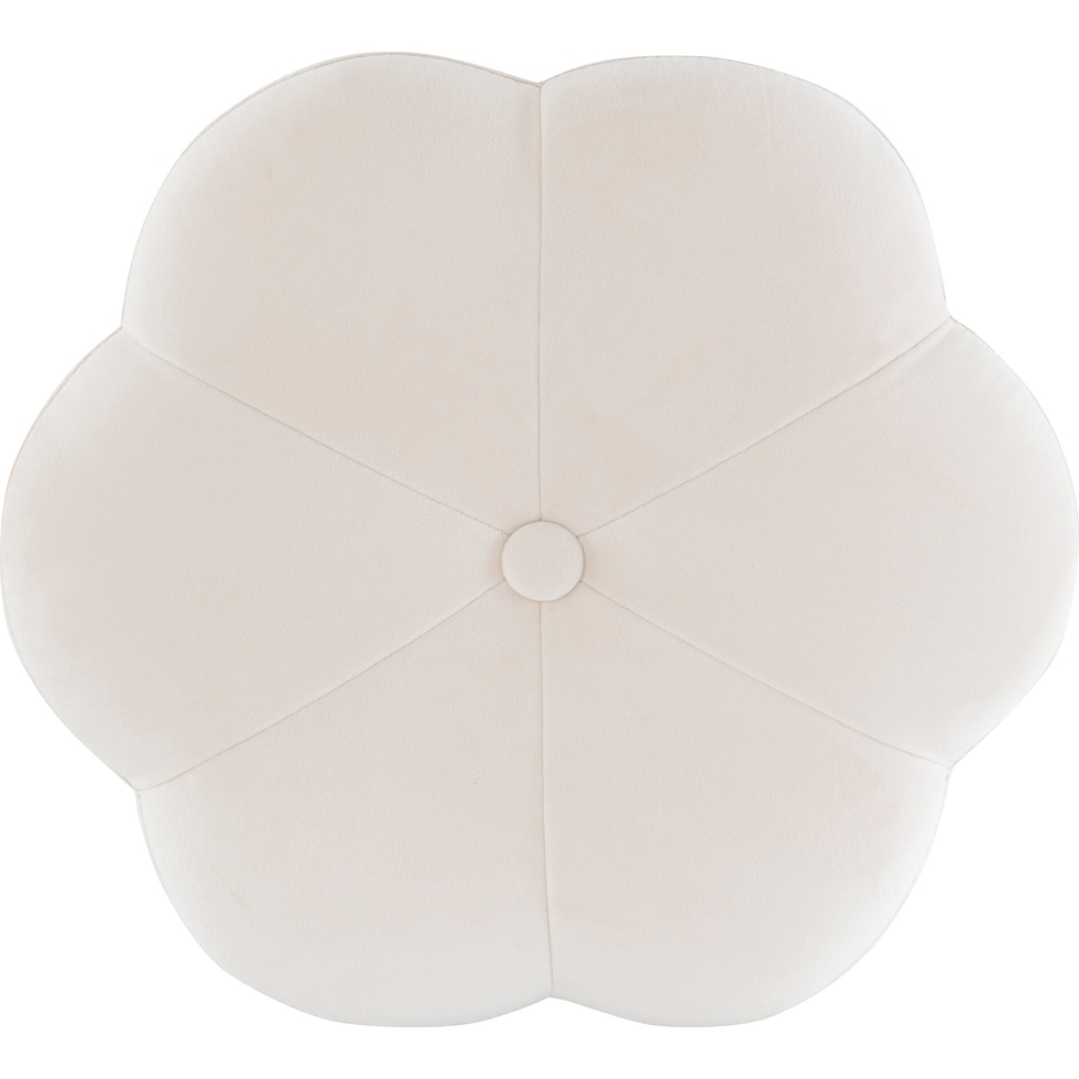 dora white vanity stool   
