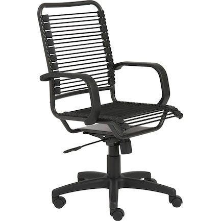 Doreen High Back Office Chair - Black/Black
